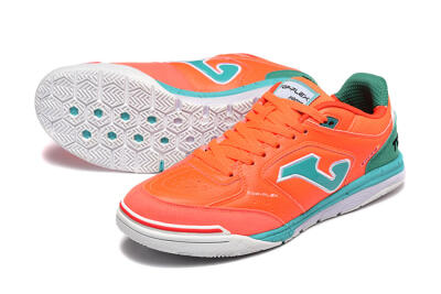 Joma Top Flex IC Football Shoes - Red/Jade/White