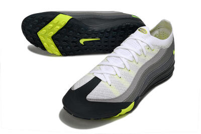 Nike Air Zoom Mercurial Vapor 16 Elite TF Football Shoes - White/Grey/Yellow