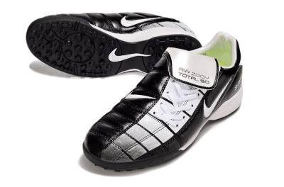 Nike Air Zoom Total 90 III TF Football Shoes - Black/Silver/White