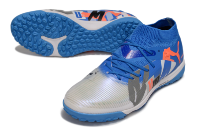 Puma Future 8 Ultimate TF Football Shoes - Blue/White/Orange
