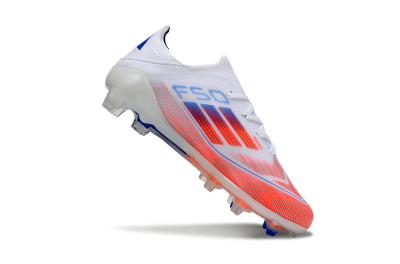 Adidas F50 Elite FG Football Boots - White/Red/Blue