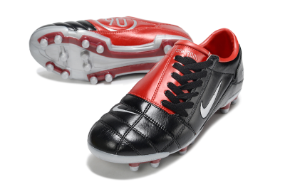 Nike Total 90 III FG Football Boots - Black/Red/White
