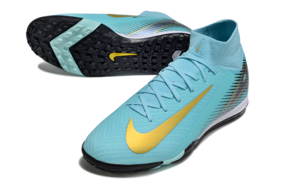 Nike Air Zoom Mercurial Superfly 10 Elite TF Football Shoes - Jade/Gold/Black