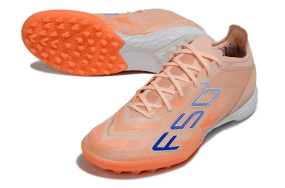 Adidas F50+ Pro TF Football Shoes - Pink/Red/Blue