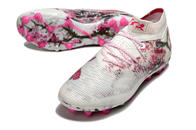 Puma Future 8 Ultimate MG Football Boots - White/Black/Red