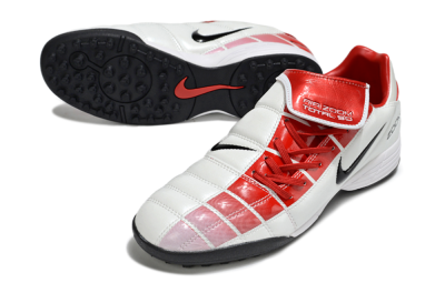 Nike Total 90 III TF Football Shoes - Red/White/Black