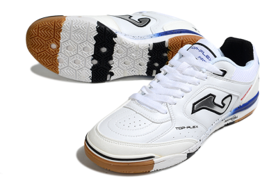 Joma Top Flex IC Football Shoes - White/Silver/Black