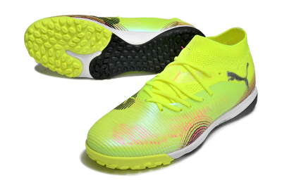 Puma Future 8 Ultimate TF Football Shoes - Yellow/Black/Red