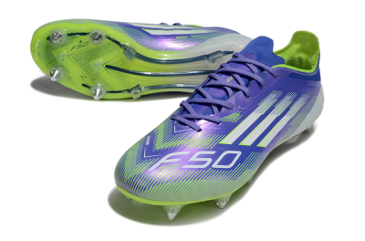 Adidas F50 Elite SG Football Boots - Purple/Yellow/White
