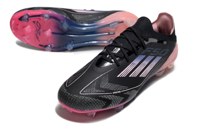 Adidas F50 Elite FG Football Boots - Black/Blue/Pink
