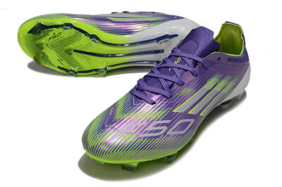 Adidas F50 Elite FG Football Boots - Purple/Yellow/White