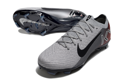 KM x Nike Air Zoom Mercurial Vapor 16 Elite FG Football Boots - Grey/Black/Red