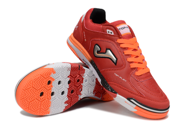 Joma Top Flex IC Football Shoes - Red/Silver/Black