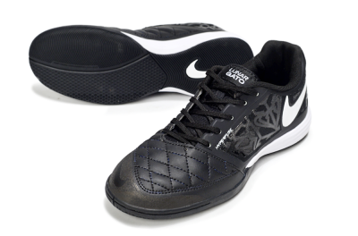 Nike Lunar Gato 2 IC Football Shoes - Black/White