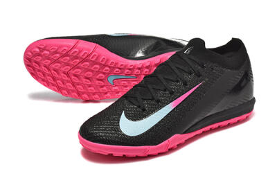Nike Air Zoom Mercurial Vapor 16 Elite TF Football Shoes - Black/Jade/Pink