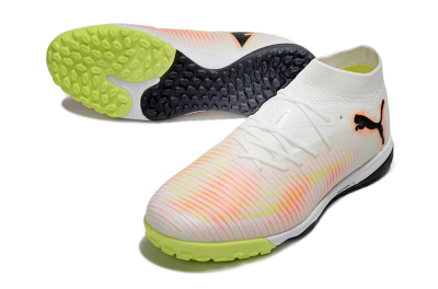 Puma Future 8 Ultimate TF Football Shoes - Beige/Red/Yellow