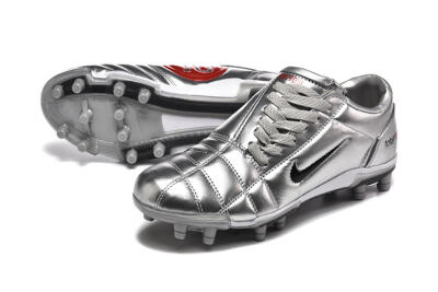 Nike Total 90 III FG Football Boots - Silver/Black