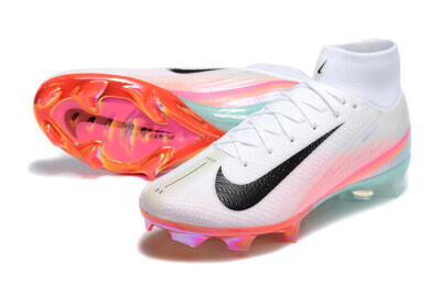 Nike Air Zoom Mercurial Superfly 10 Elite FG Football Boots - White/Pink/Jade