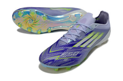 Adidas F50 Elite FG Football Boots - Blue/Yellow/Silver