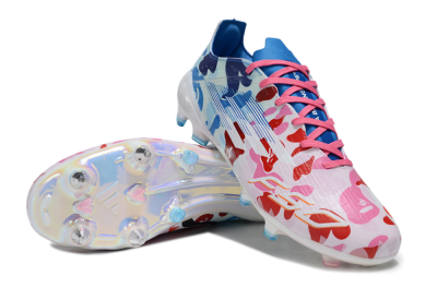 Adidas F50 Elite SG Football Boots - White/Pink/Blue