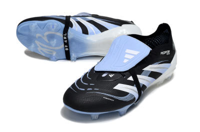 Adidas Predator 25 Elite Foldover Tongue FG Football Boots - Black/Jade/White
