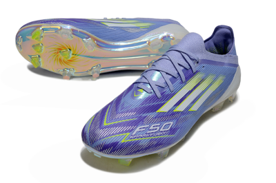 Adidas F50 Elite FG Football Boots - Blue/Silver/Gold