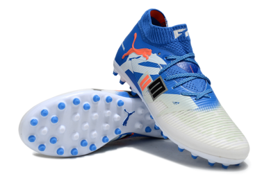 Puma Future 8 Ultimate MG Football Boots - Blue/White/Silver