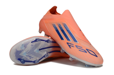 Adidas F50+ Elite Laceless FG Football Boots - Red/Blue/Silver