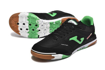 Joma Top Flex IC Football Shoes - Black/Green/Red