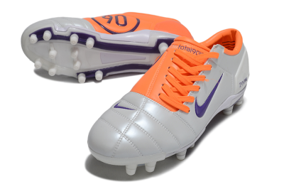 Nike Air Zoom Total 90 III FG Football Boots - White/Purple/Red