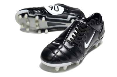 Nike Air Zoom Total 90 III FG Football Boots - Black/White