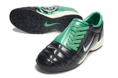 Nike Air Zoom Total 90 III TF Football Shoes - Black/Silver/White