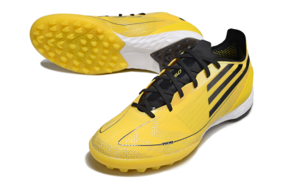 Adidas F50 Pro TF Football Shoes - Yellow/Black/White
