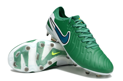 Nike Tiempo Legend 10 Elite FG Football Boots - Green/Blue/White