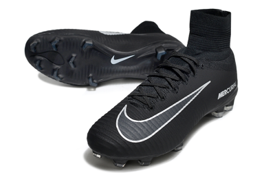 Nike Zoom Mercurial Superfly 5 Elite FG Football Boots - Black/White