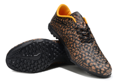 Nike Hypervenom Phantom TF Football Shoes - Brown/Black/Yellow
