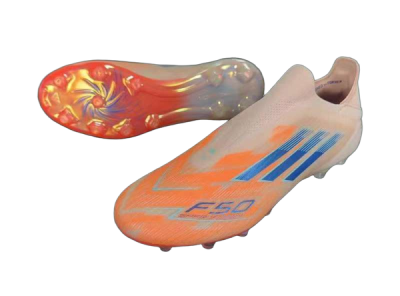 Adidas F50+ Elite Laceless FG Football Boots - Pink/Blue/Gold