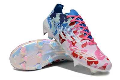 Adidas F50+ Elite FG Football Boots - Pink/White/Red/Blue