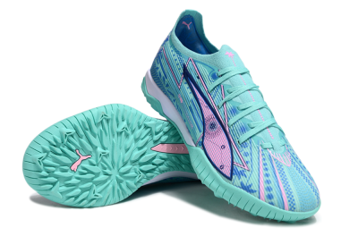 Puma Ultra Ultimate TF Football Shoes - Jade/Blue/Pink