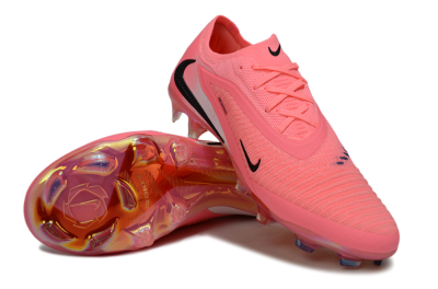 Nike Phantom 6 Elite Low FG Football Boots - Pink/White/Black