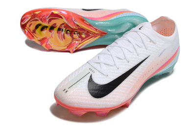 Nike Air Zoom Mercurial Vapor 16 Elite FG Football Boots - White/Black/Pink/Jade