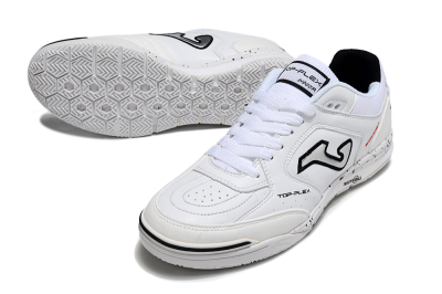 Joma Top Flex IC Football Shoes - White/Silver/Black