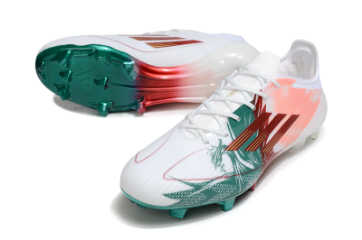 Adidas F50 Elite FG Football Boots - White/Green/Red