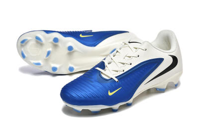 Nike Phantom 6 Elite Low FG Football Boots - Blue/White/Black