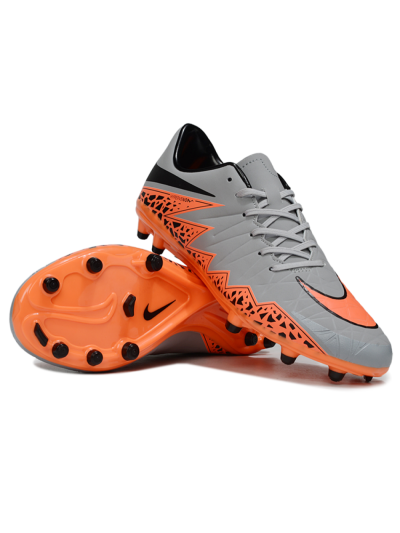 Nike Hypervenom Phantom II FG Football Boots - Grey/Black/Orange