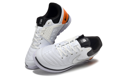 Nike Lunar Gato 2 IC Football Shoes - White/Silver/Black