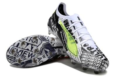 Puma Ultra Ultimate FG Football Boots - Black/White/Red