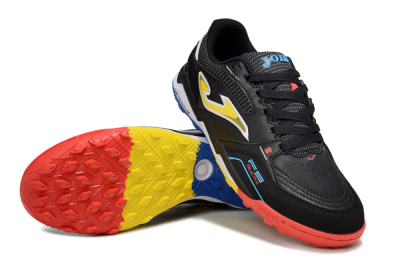 Joma Top Flex TF Football Shoes - Black/Yellow/Red
