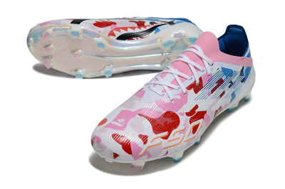 Adidas F50 Elite FG Football Boots - Pink/Whtie/Blue/Red