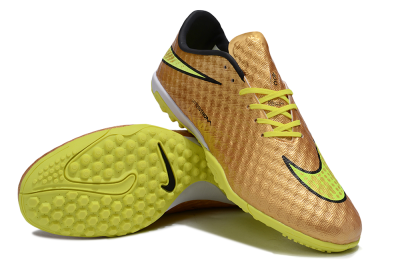 Nike Hypervenom Phantom TF Football Shoes - Gold/Black/Yellow